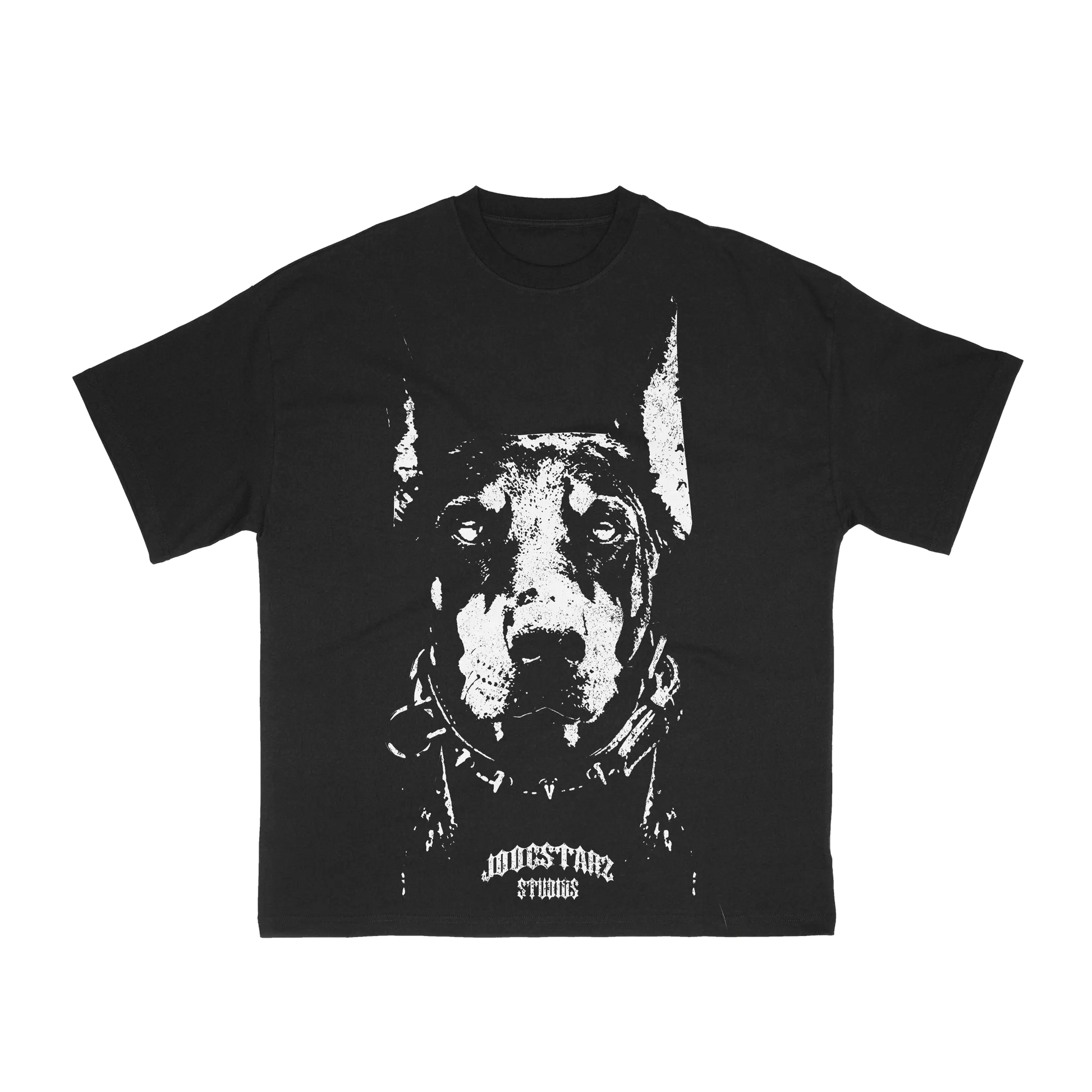 luxury black streetwear dog tee boxy premium fit . great dane snoop dogg dmx retro hiphop fashion style .