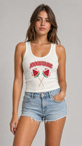 summer womens ribbed tank joogstarz watermelon tank top 